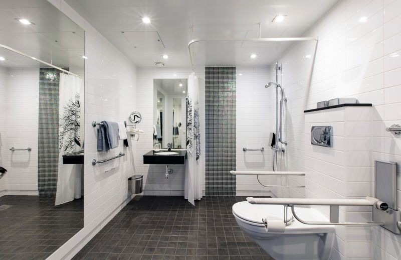 Modern Bathroom with Recessed Storage